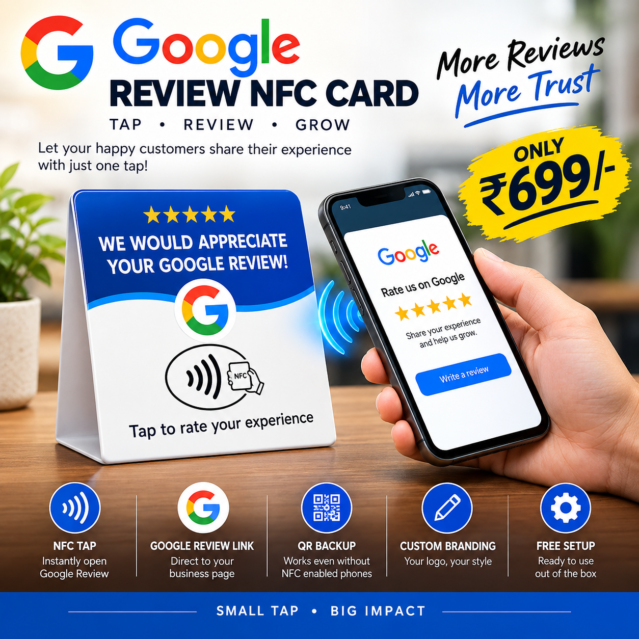 AITAP NFC Google Review Card